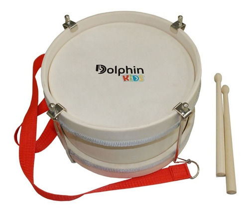 Imagem 1 de 3 de Dolphin Bumbo Infantil 10 Polegada Madeira Pele Leitosa 8461