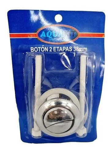 Botón Para Estanque Wc 38mm 2 Etapa Aquakit / Sertec