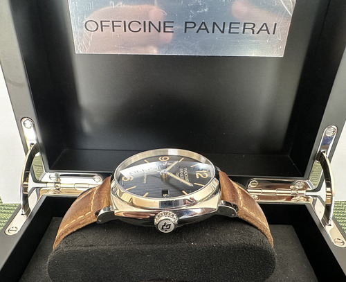 Panerai Radiomir 3 Days Gmt Micro Rotor Caja Y Papeles Full Café Acero Negro (Usado)