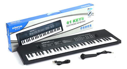 Teclado Eletrônico De Música Digital De 61 Teclas Para Crian
