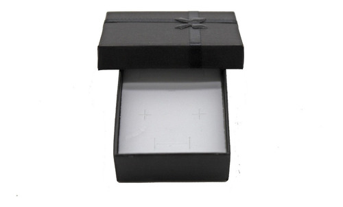 Imagen 3 de 9 de Set 12 Cajas De Regalo Negra 7x9 Cms Para Conjunto De Joyas