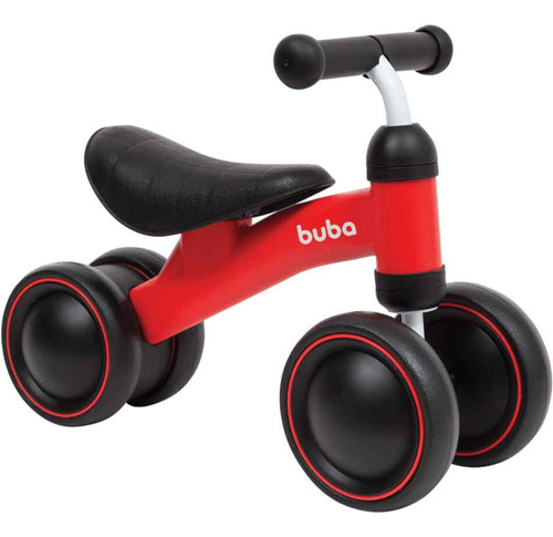 Bicicleta De Equilibrio 4 Rodas Vermelho