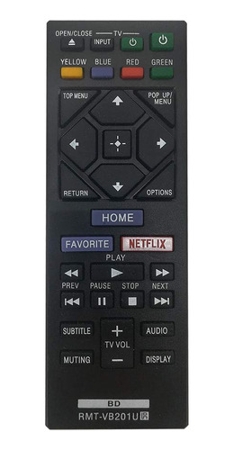 Reemplazo Sony Blu-ray Remote Control Rmt-vb201u Para Bd Dvd