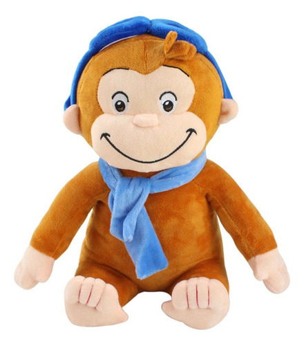 Boneco Curious George Brinquedo De Pelúcia Presente Para