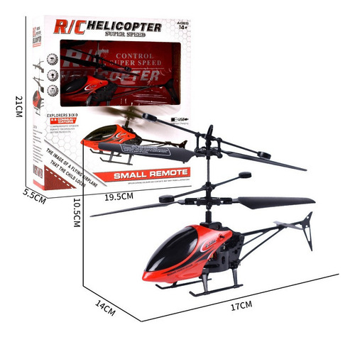 Avión Helicóptero Drone Recargable Usb Sensor De Mano + Nf