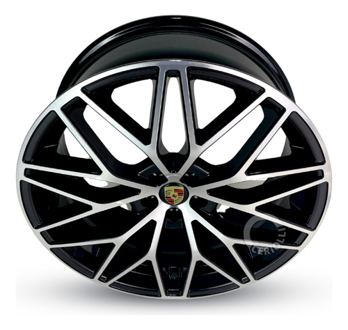 Jogo De Rodas Aro 18 5x112 Golf Tsi Gti Jetta Passat M30 Cor Preta Diamantada 5x112