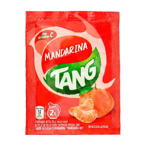 Bebida Polvo Jugo Mandarina Tang 25gr 0675 0.55 Ml.