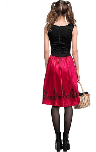 Imagen 6 de 6 de Disfraz Caperucita Roja Halloween Mujer