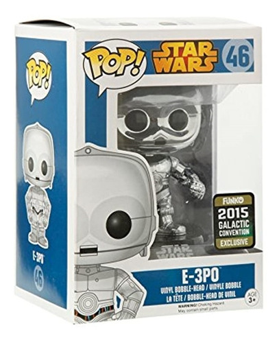 Muñecos Y Figuras De Acción Funko Pop Star Wars E-3p0 cromo