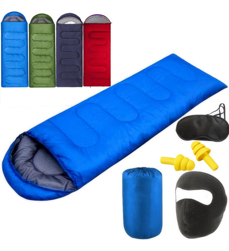 Bolsa De Dormir Exterior Camping Acampar Sleeping Bag,kit4pc