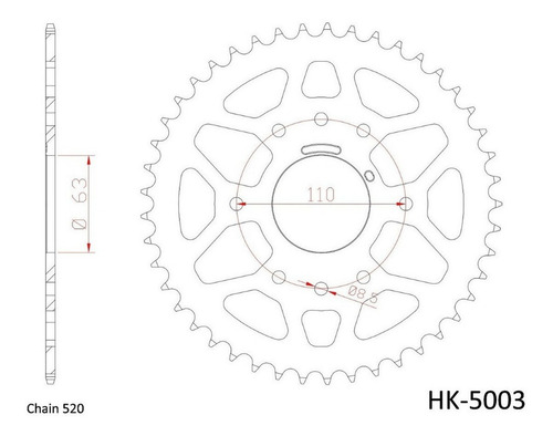 Corona Aluminio Ktm 390 Duke 2013-2020