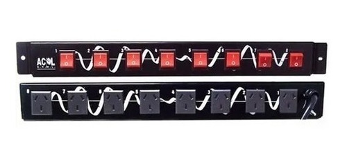 Consola Iluminacion Tablero De 8 Llaves Kassevann Luces Dj