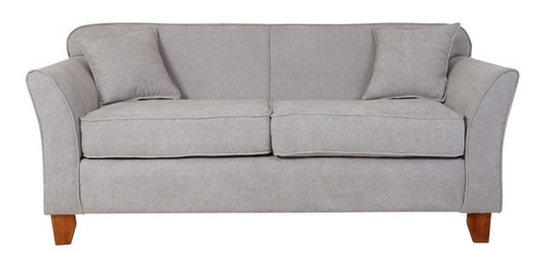 Sofa Osla 3 Cuerpos Gris Plata