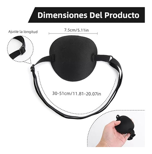 Parche Ocular Para Lentes/estrabismo/pirata/postcirugia