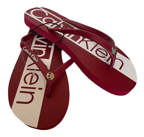Sandalia Calvin Klein Dama Hermosa Chancla Ck Mujer Original