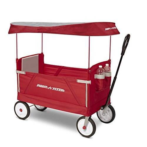 Radio Flyer 3in1 Ez Plegable Wagon Con Toldo Para Niños Y C