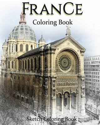 Libro France Coloring Book: Sketch Coloring Book - Hutzle...