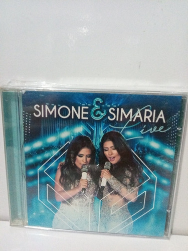 Cd Simone E Simaria Live Novo De Fabrica Original 