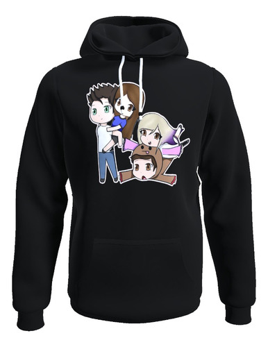 Poleron Canguro Lyna Vallejos Team Anormal Agus Dani Meli Roblox Youtuber Algodon 100%