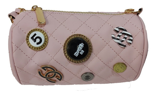  Bolsa De Mano Pequeña Para Dama, Juvenil Crossbody En Rosa