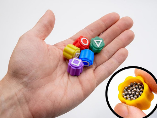 Juego Gonggi Korean Weighted Classic Con Bolas De Acero Y Se