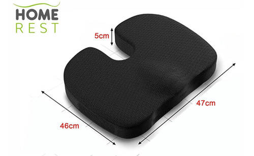 Imagen 3 de 6 de Cojin Soporte Lumbar Y Cojin Coxis Silla Oficina Carro