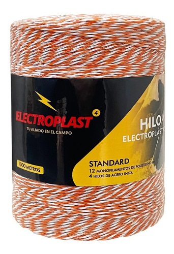 Hilo Electroplastico 1000 Metros Standard Boyero Electrico