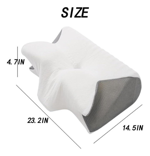 Almohada Ornatera Cervical De Espuma Viscoelástica Tildreams