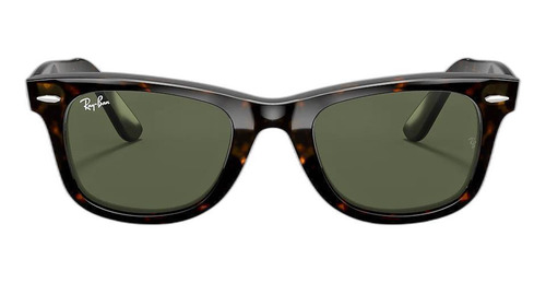 Óculos De Sol Ray-ban Wayfarer Rb2140 135931 Lente Verde