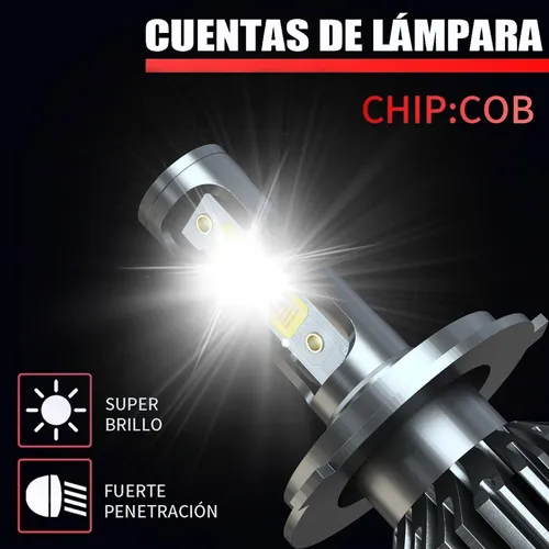 Kit De Faros Delanteros Csp Led Canbus 9003 H4 - 24000lm