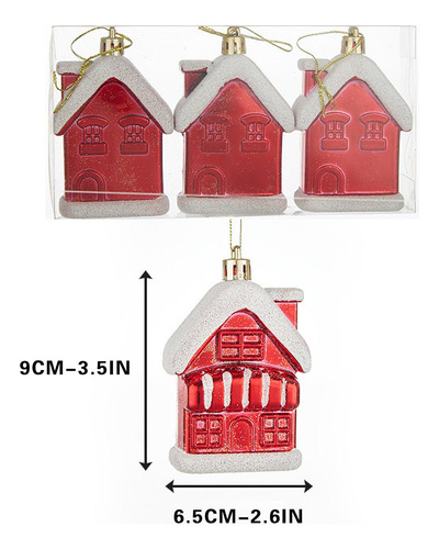 R Christmas Snow House - Colgante Con Forma De Casa De Nieve