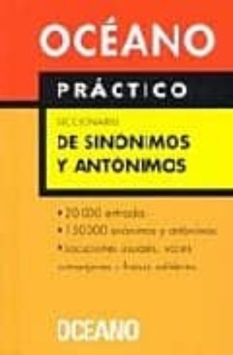 Diccionario Oceano Practico De Sinonimos Y Antonimos