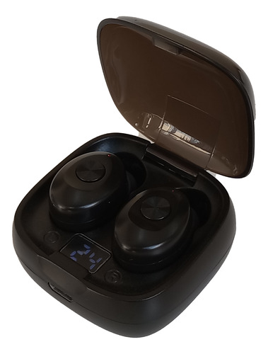 Auriculares Inalambricos Deportivos Ruffo Xg-8 Negro Bluetooth 5.0 Con Visor De Batería 