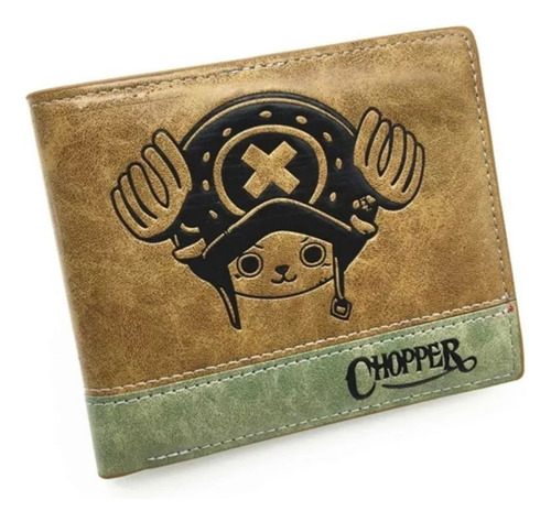 Billetera Eco Cuero One Piece Chopper Animé Regalo Kawaii