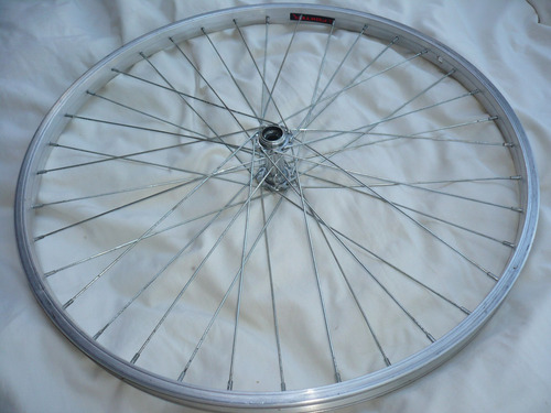 Llanta Rodado 26 Bicicleta Foxter Con Centro Slp Sin Eje Gris (Usado)