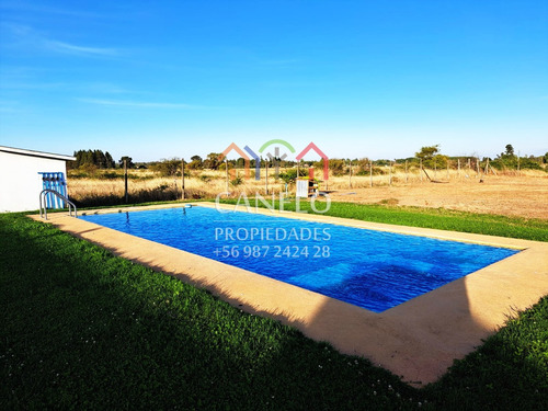 Sólida Y Soleada Casa 3d2b, En Condominio, Libuy, Ñuble.