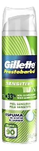 Espuma de Barbear Gillette Prestobarba Sensitive Frasco 150g