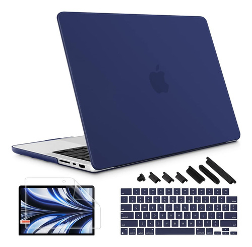 Funda Rígida May Chen Para Macbook Pro 16  2485 Navy Blue