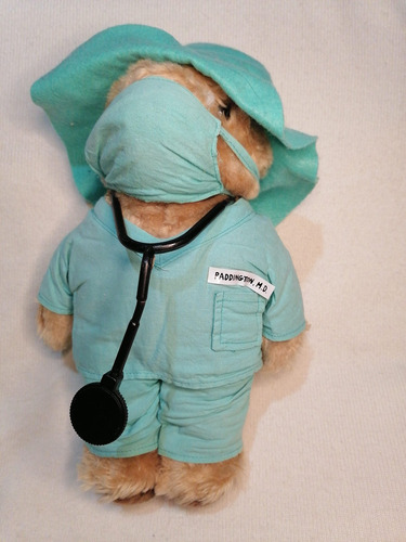 Peluche Original Oso Paddington Doctor Eden 30cm. 