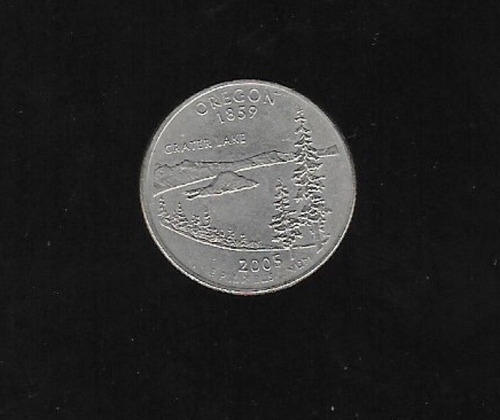 Ltc738. Moneda De 25 Centavos, Estado De Oregon, 2005 P