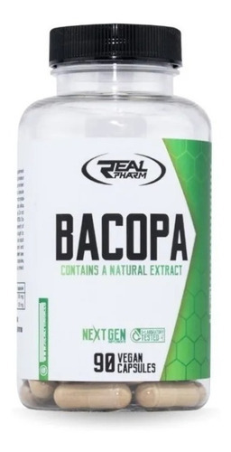 Realpharm - Bacopa 90 Caps 250mg (memoria, Atención, Estres) Sabor N/a