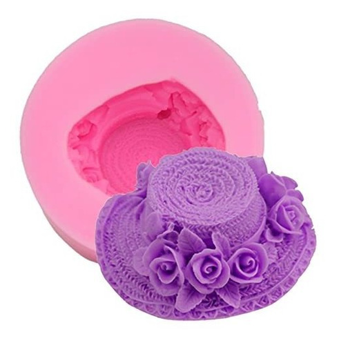 Sun Hat Silicone Mold For Fondant Chocolate Candy Cake Decor