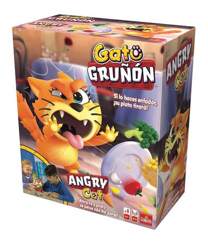 Imagen 6 de 8 de Gato Gruñon Juego De Mesa Original Wabro 26538