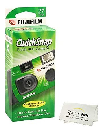 Cámara Desechable Fujifilm Quicksnap Flash 400 De 35 Mm (paq
