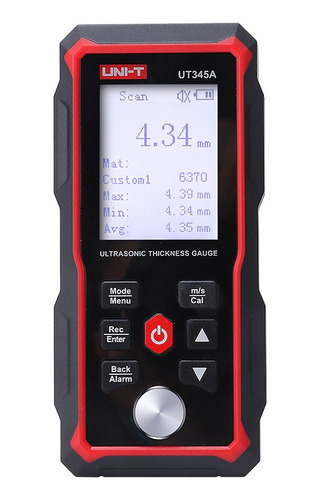 Medidor De Espesor Ultrasonico Autocalibración Uni-t Ut345a