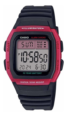 Reloj Digital Casio Sport Para Hombre, W96h4av, Pulso En