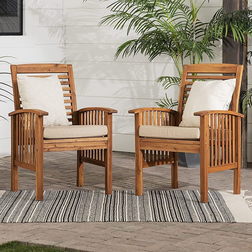 Walker Edison Furniture Company Sillas De Patio De Madera Ma