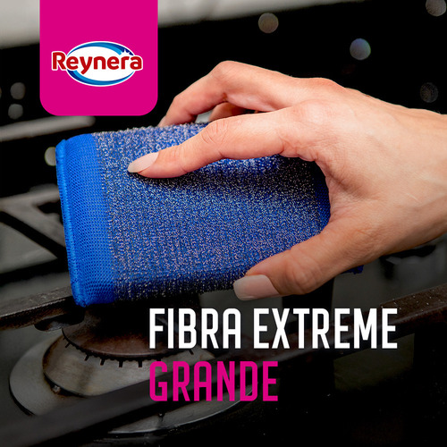 Kit 4 Fibras Esponjas Multiusos Cocina Cristaleria Reynera Varios