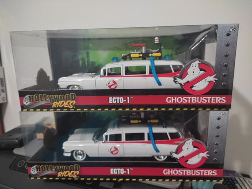 Jada Coleccionable Carro Cadillac Cazafantasmas Esc 1:24 Color Blanco