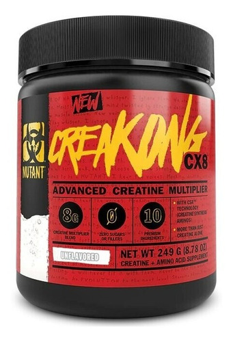 Creakong Cx8 Mutant Creatina  249 Gr 